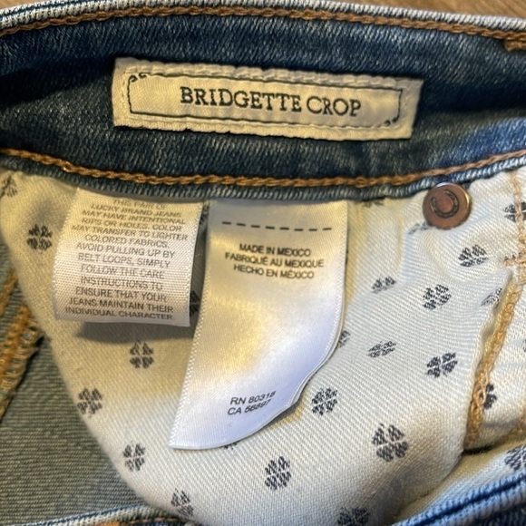 LUCKY BRAND BUTTON FLY SKINNY JEANS (0) - Picture 8 of 10